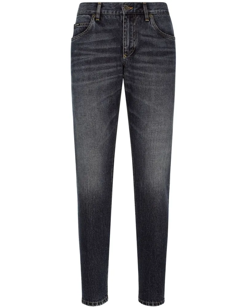 Dolce & Gabbana Jeans mit geradem Bein Blau