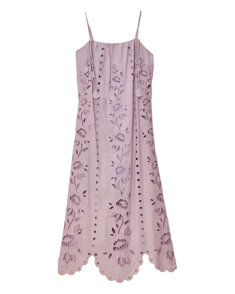 FARM Rio floral cut-out maxi dress - Violett Violett