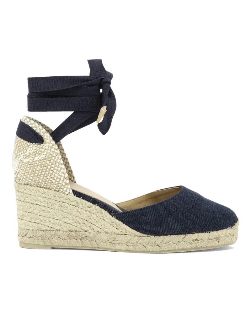 Castañer 70mm Carina wedge espadrilles - Blau Blau