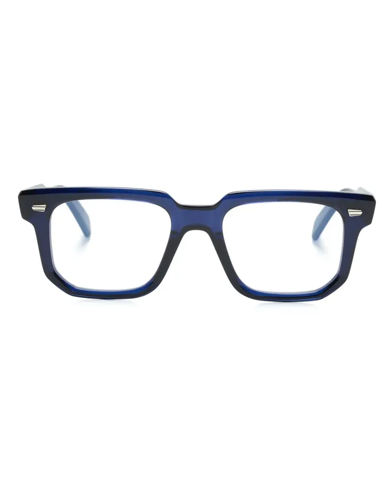 Cutler and Gross Brille mit geometrischem Gestell - Blau Blau