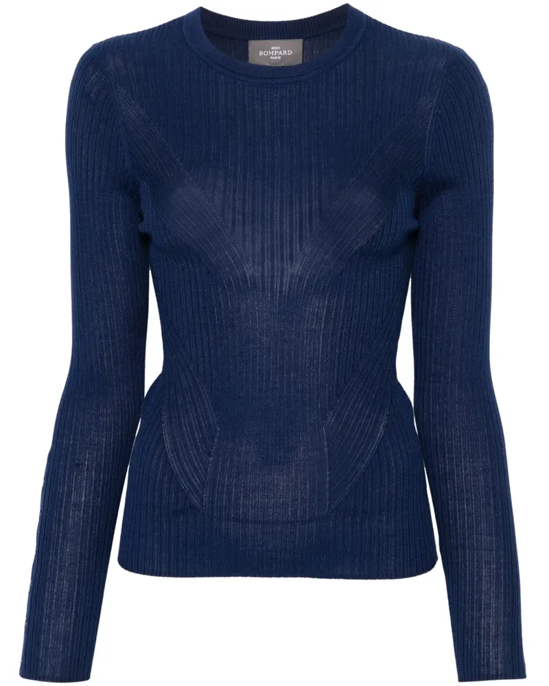 Eric Bompard Geripptes Top - Blau Blau
