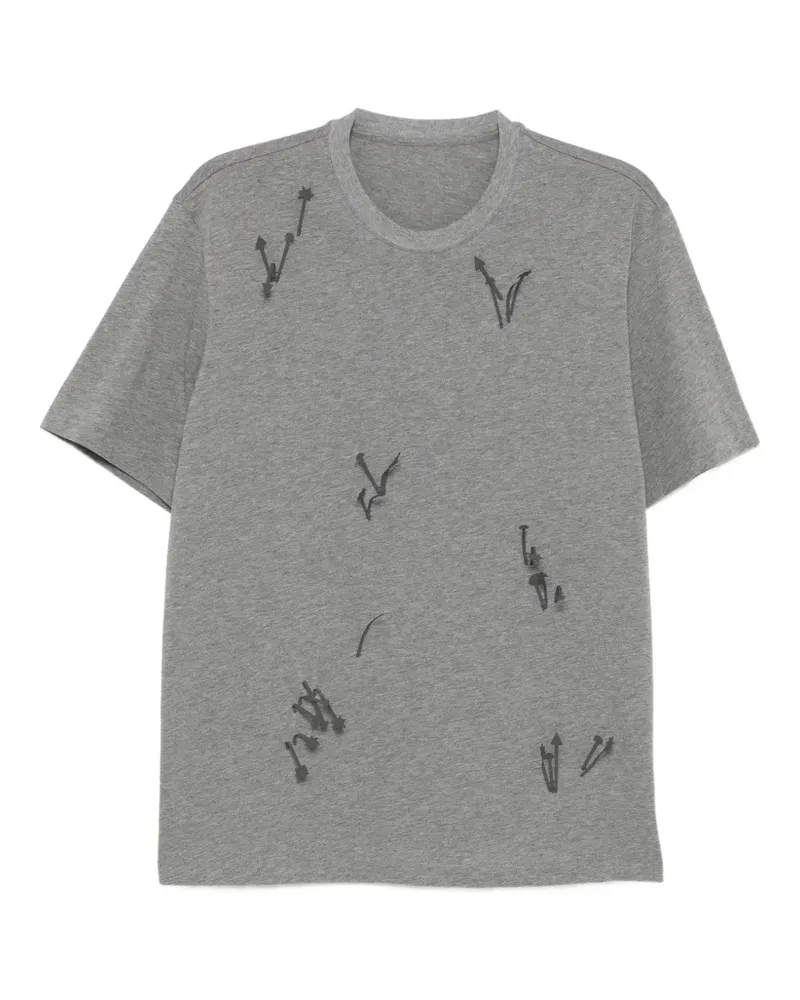 JNBY T-Shirt mit Applikation - Grau Grau