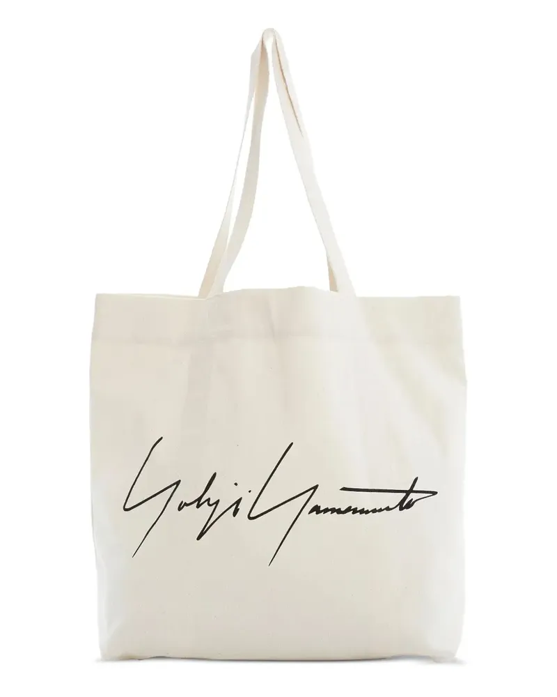 Yohji Yamamoto Signature' Shopper - Nude Nude