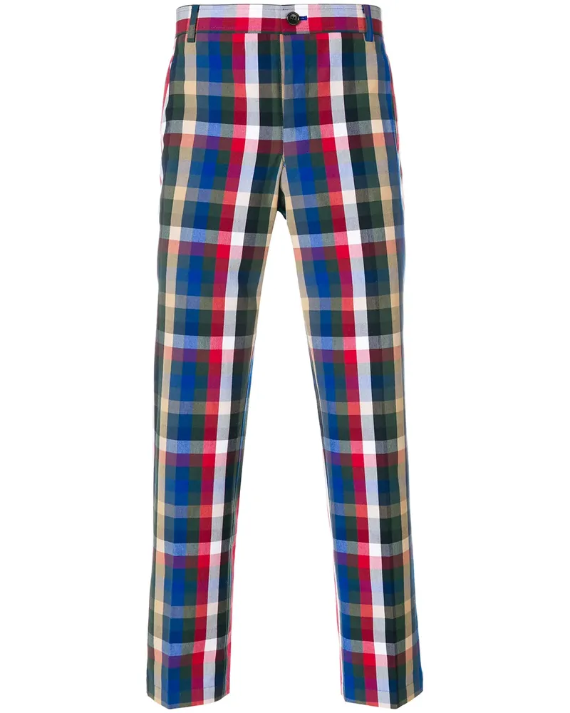 Thom Browne Chino mit Karomuster - Mehrfarbig Mehrfarbig