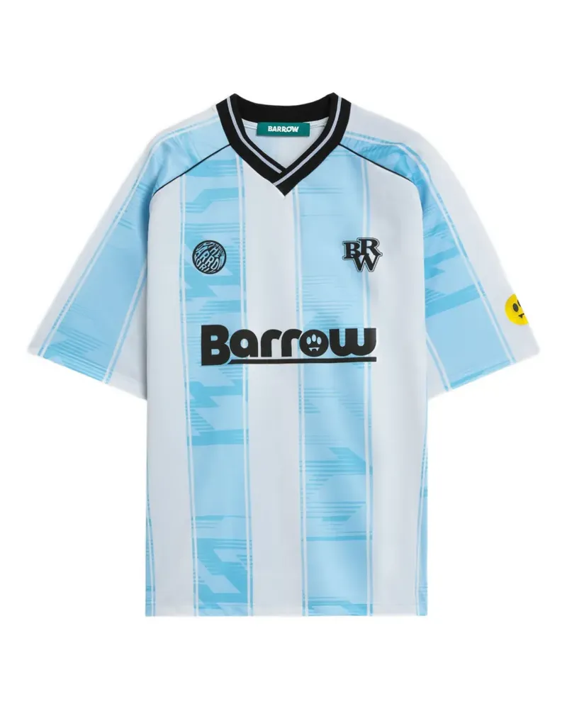 BARROW Gestreiftes T-Shirt - Weiß Weiß