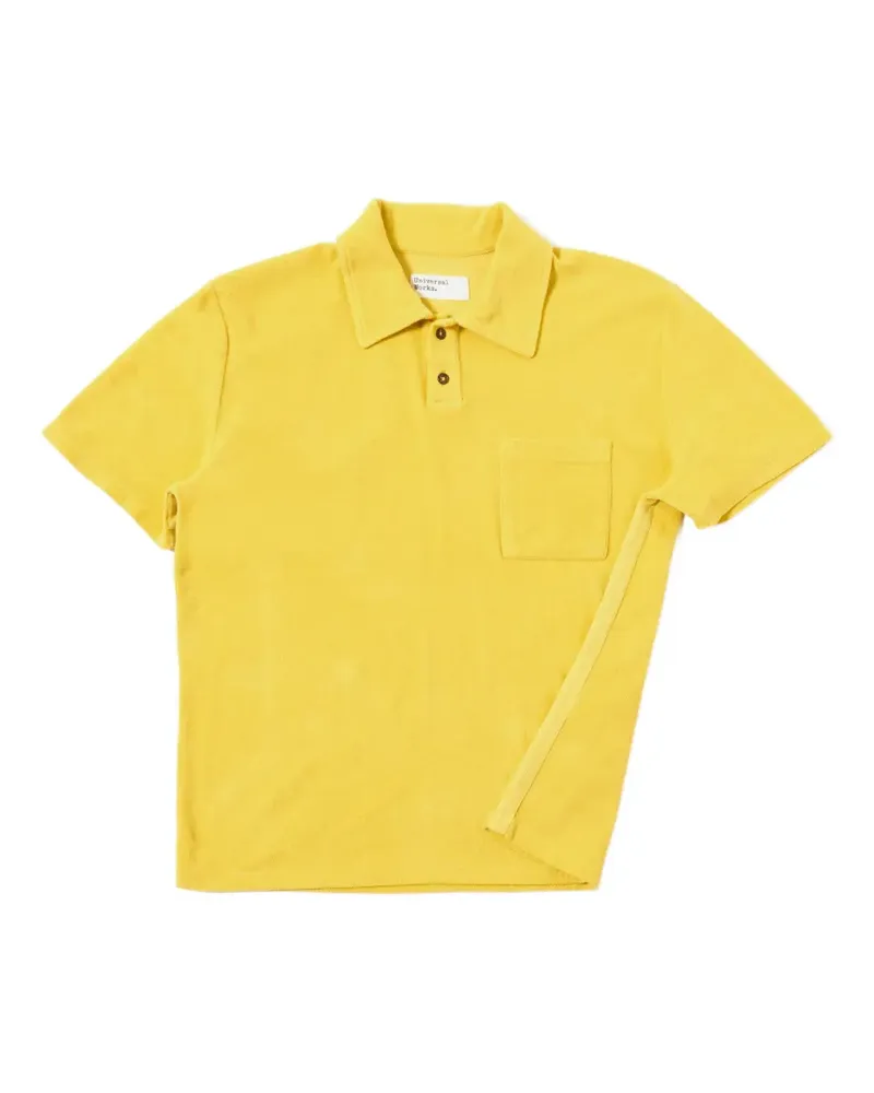 Universal Works chest-pocket polo shirt - Gelb Gelb