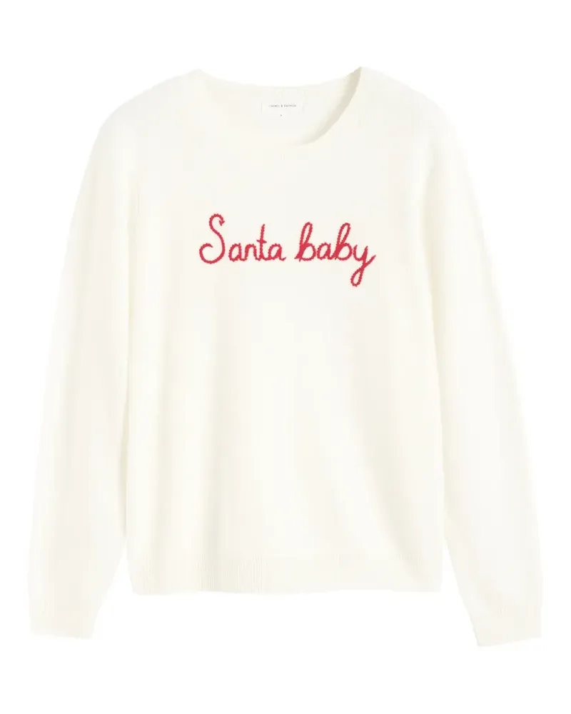 Chinti & Parker Bestickter Pullover - Nude Nude