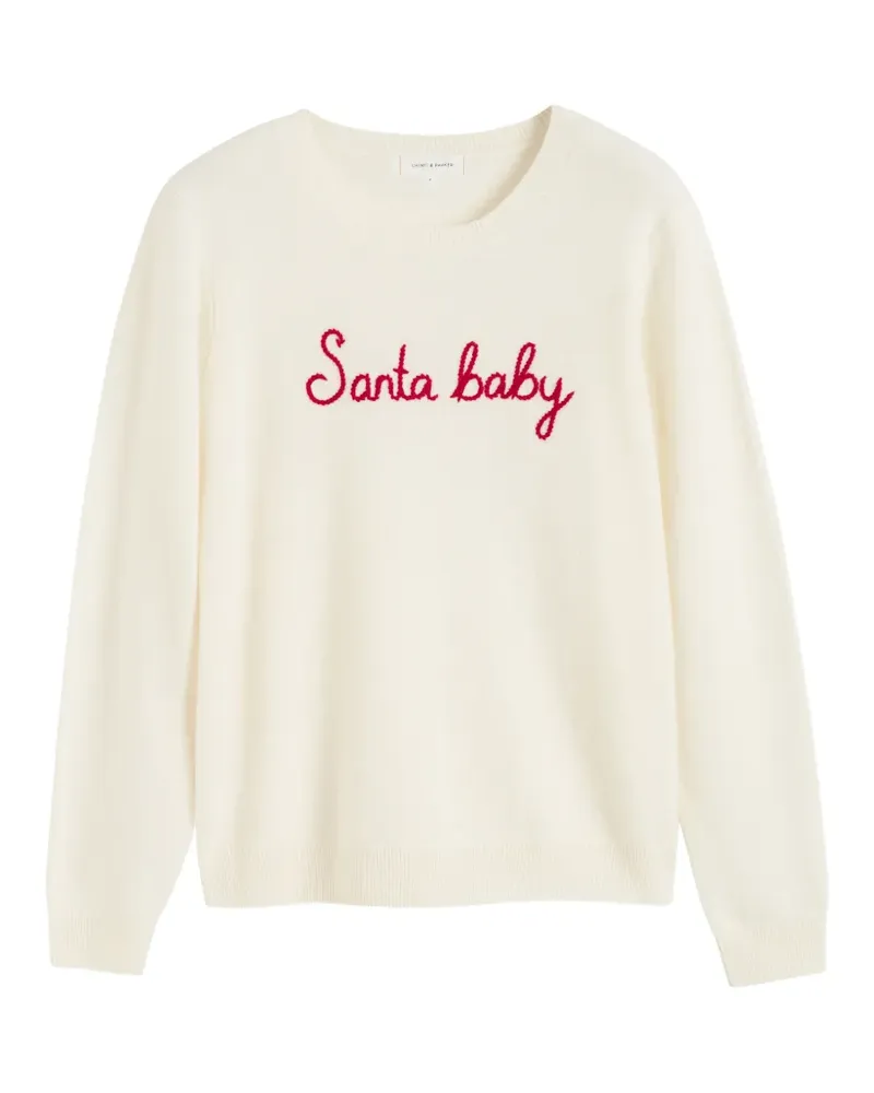 Chinti & Parker Bestickter Pullover - Nude Nude