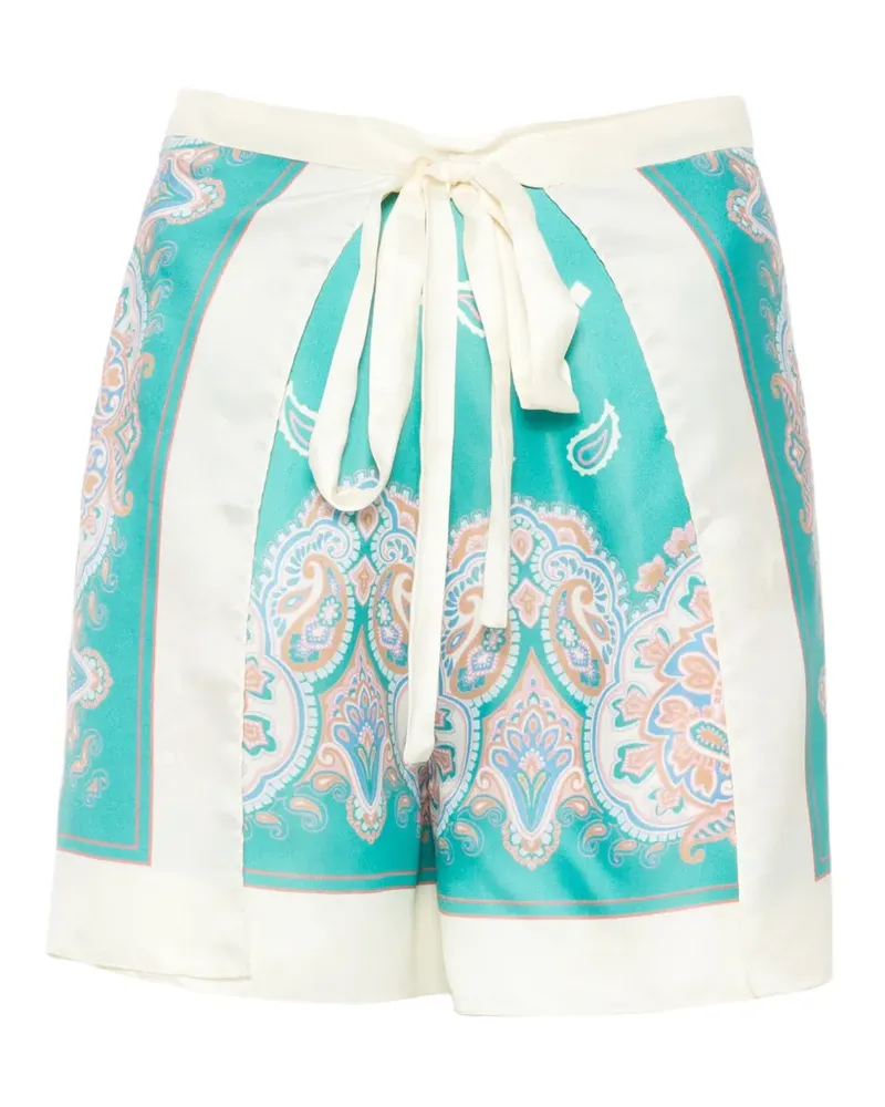 Pinko Shorts mit Paisley-Print - Blau Blau