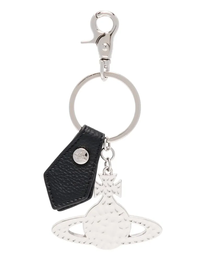 Vivienne Westwood Hammered Orb Schlüsselanhänger - Silber Silber
