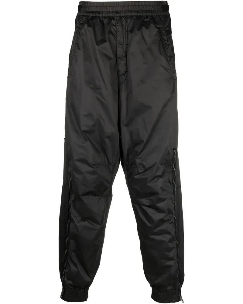 Stone Island Leichte Cargohose mit Reißverschlüssen - Schwarz Schwarz