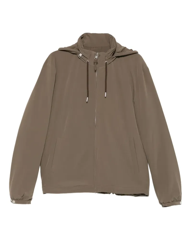 Sandro Kapuzenjacke mit Reißverschluss - Braun Braun