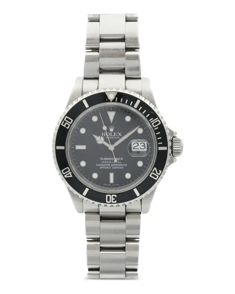 Rolex Submariner Date Armbanduhr 40mm - Schwarz Schwarz