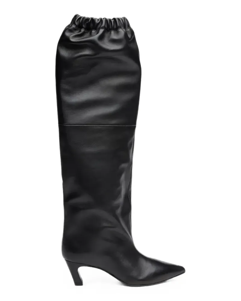 ash Kniehohe Victoria Stiefel - Schwarz Schwarz