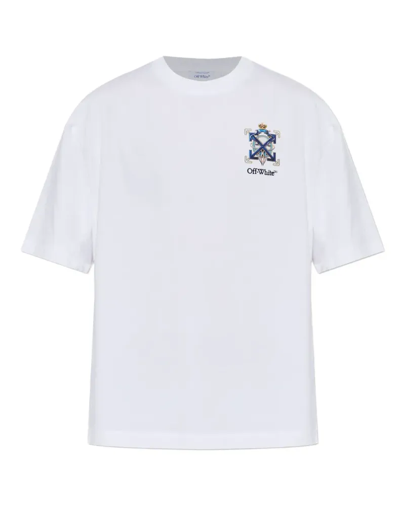 OFF-WHITE graphic-print T-shirt - Weiß Weiß