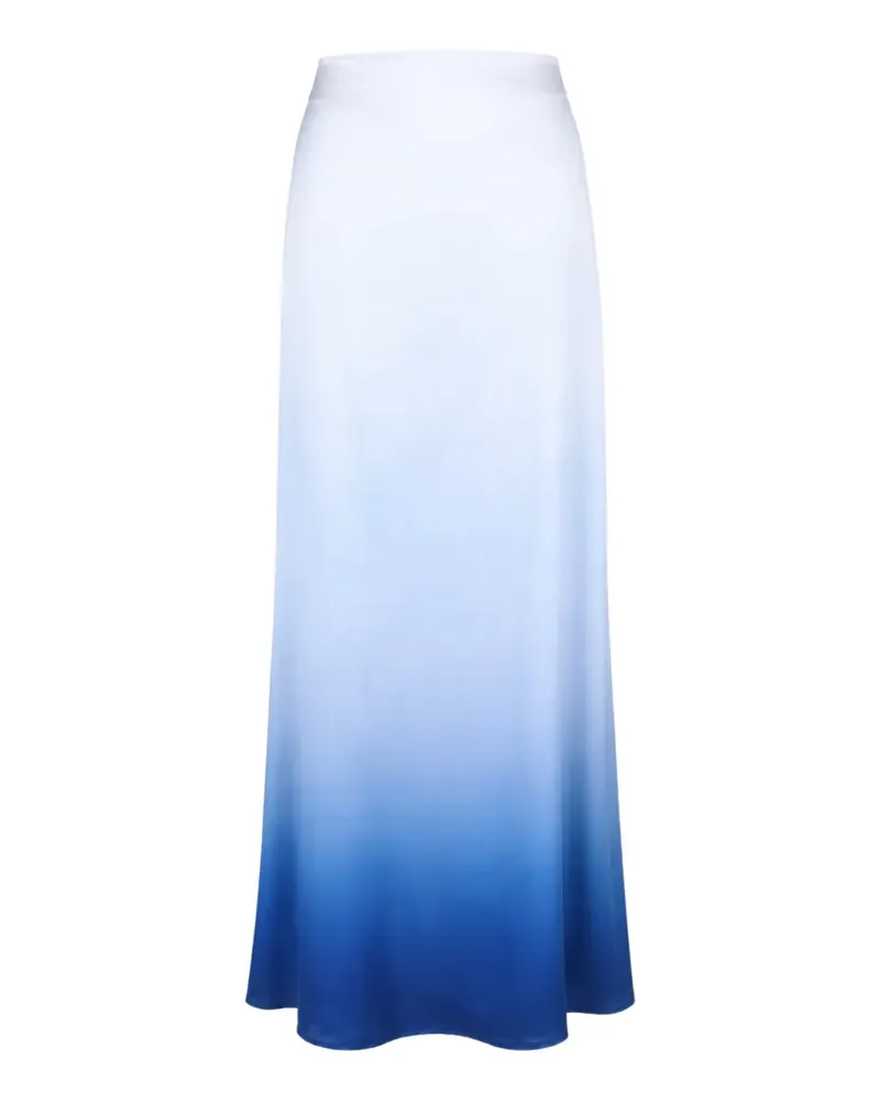 Baobab Collection Sinai ombré-effect silk maxi skirt - Blau Blau