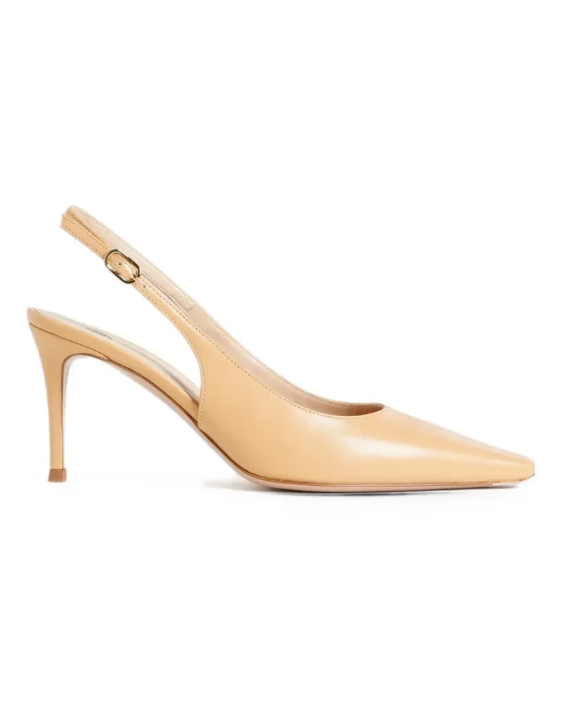 FESTA Milano Atlante buckle-fastening slingback heeled pumps - Nude Nude
