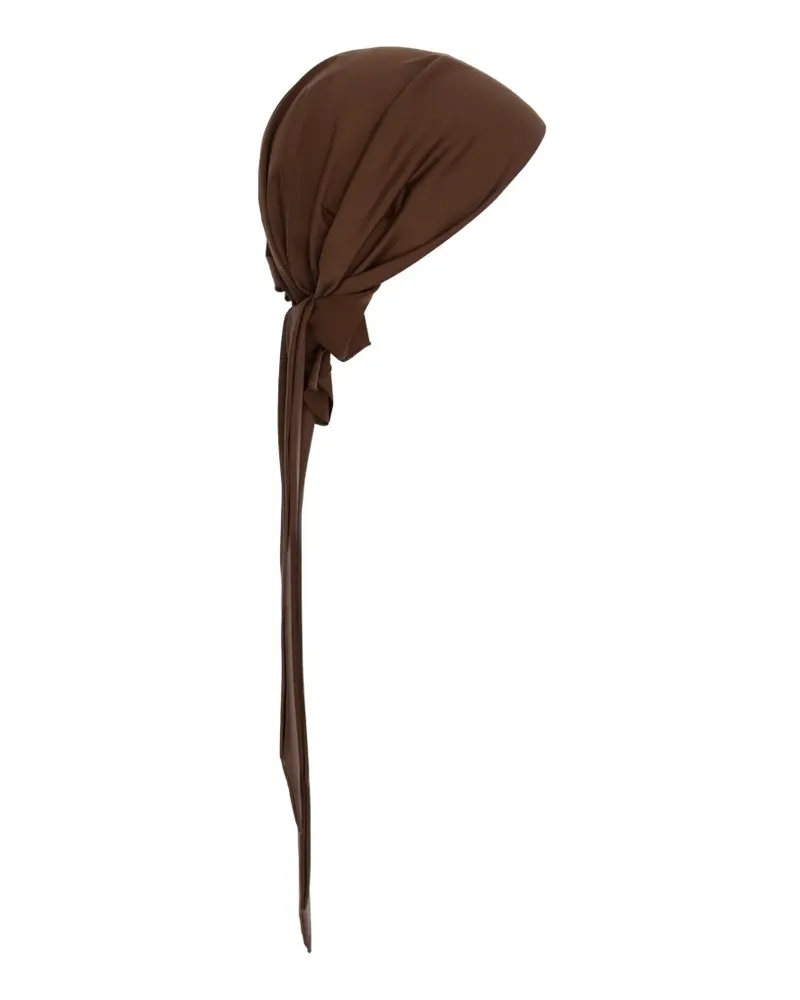 Noire Swimwear Drapierter Schal - Braun Braun