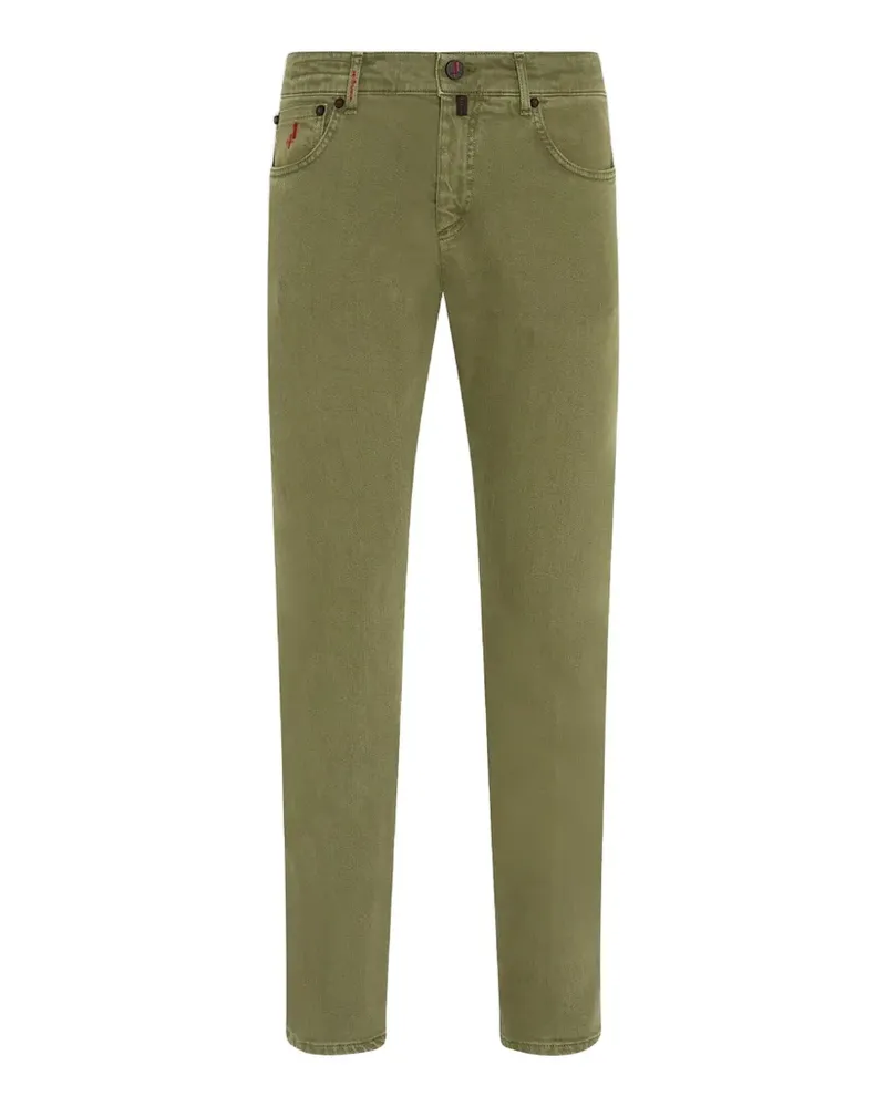 Kiton Five-Pocket-Jeans mit Gürtelschlaufen - Grün Grün