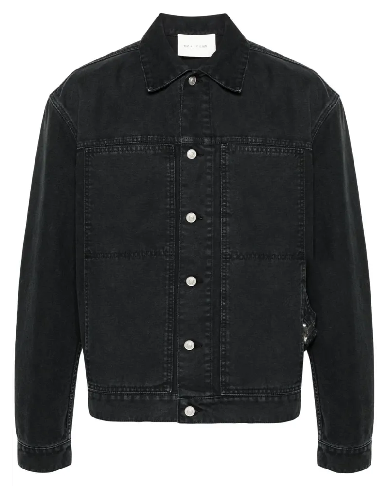 1017 ALYX 9SM Hemdjacke mit Schnallendetail - Schwarz Schwarz