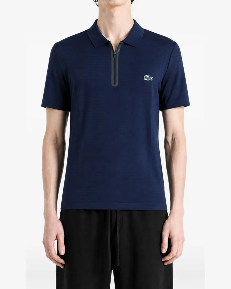 Lacoste Ettore Poloshirt mit Logo-Patch - Blau Blau