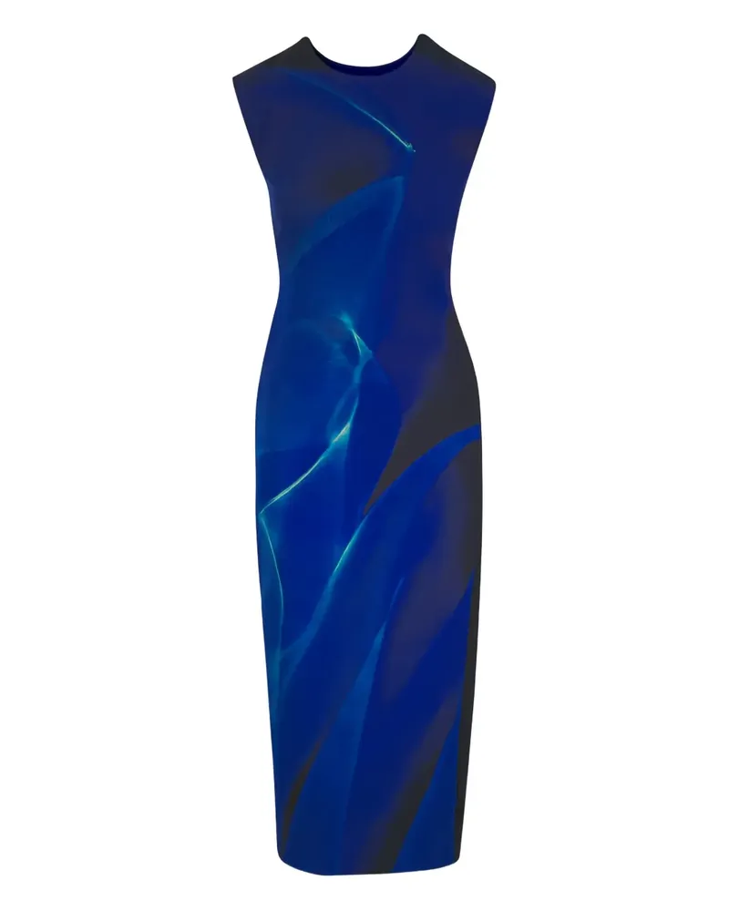 Akris printed midi dress - Schwarz Schwarz