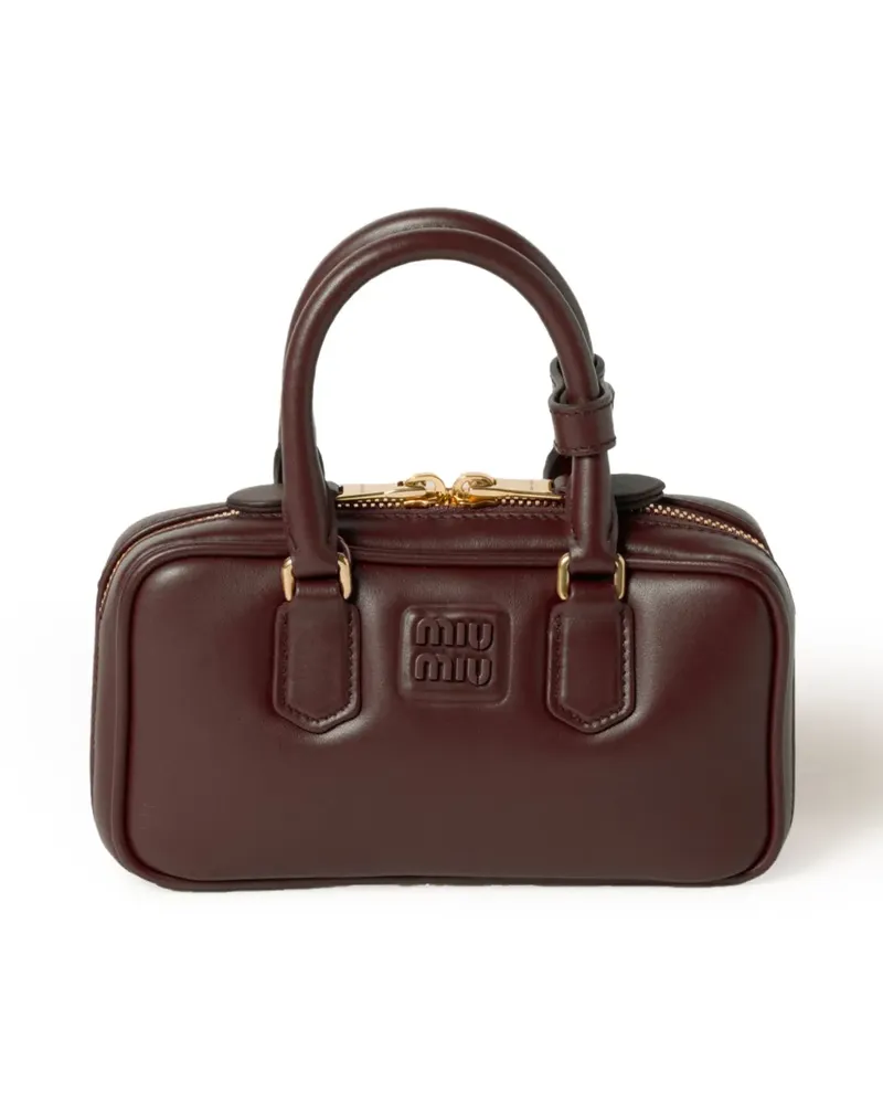 Miu Miu Mini Arcadie Tote Bag - Braun Braun