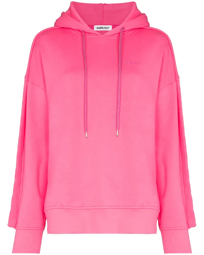AMBUSH Hoodie mit Logo-Stickerei - Rosa Rosa