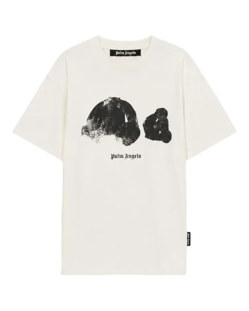 Palm Angels Spray Bear T-Shirt - Nude Nude