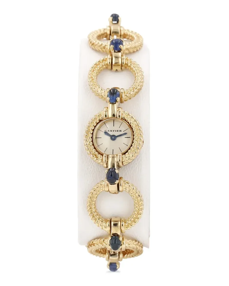 Cartier 1950s Armbanduhr aus Gelbgold 15mm - Nude Nude