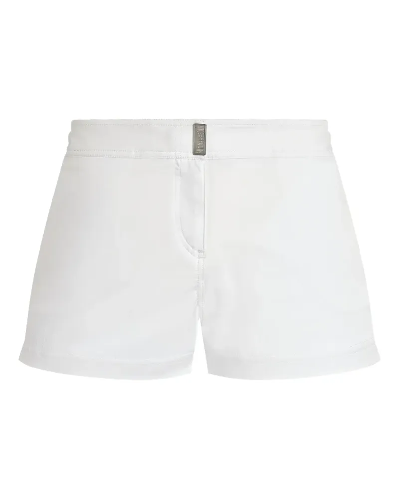 Vilebrequin Badeshorts mit Logo - Weiß Weiß