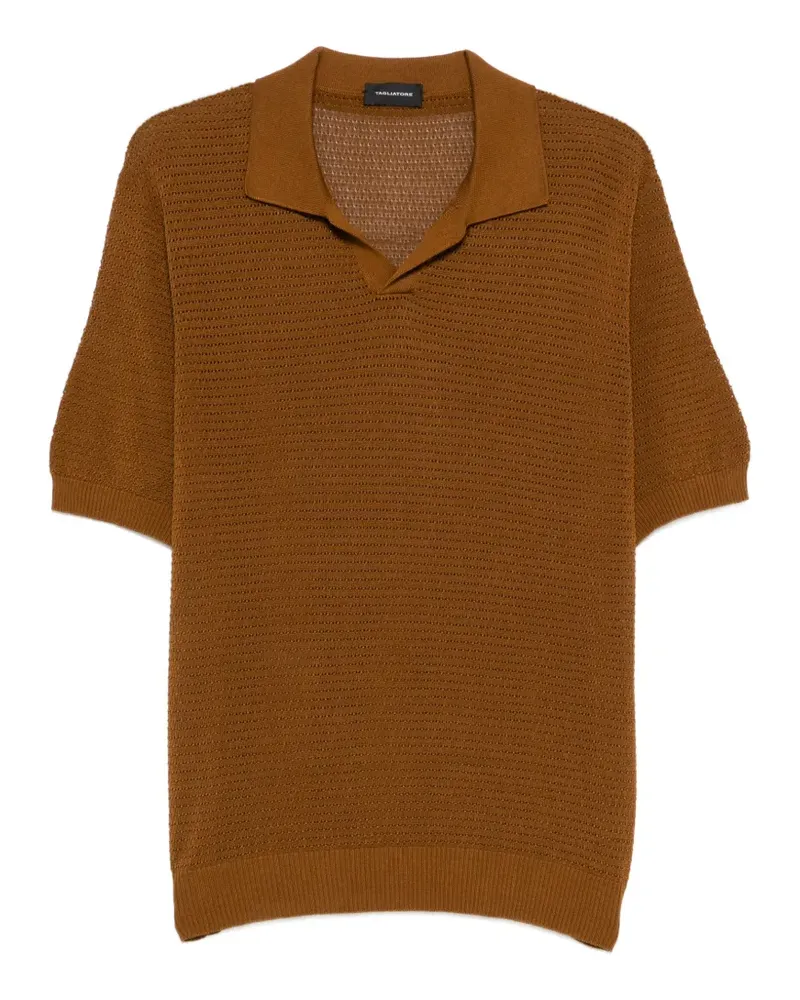 Tagliatore Gestricktes T-Shirt - Braun Braun