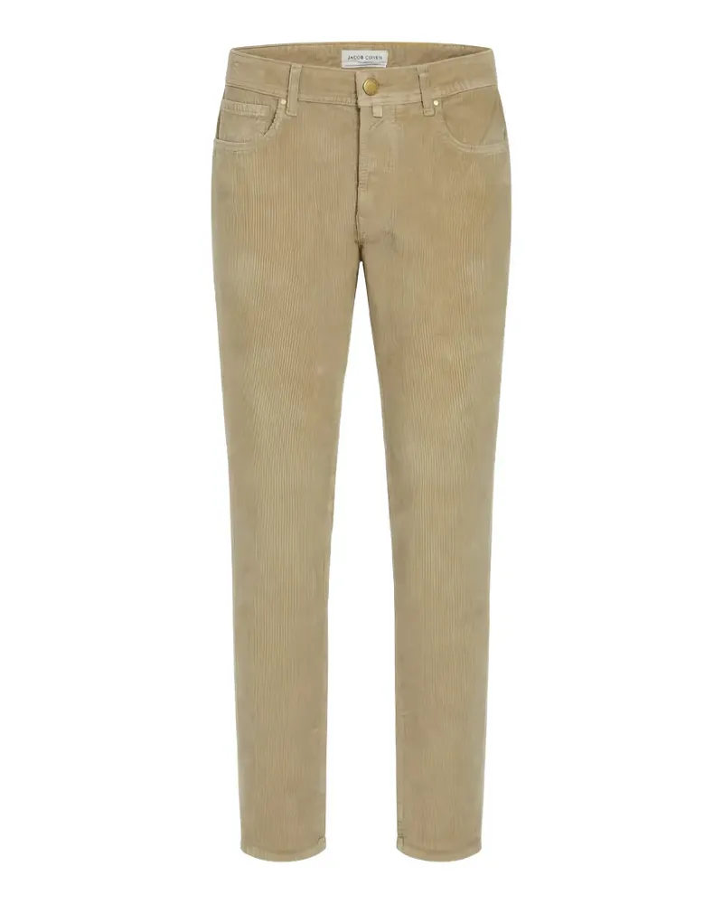 Jacob Cohën Bard corduroy-effect trousers - Nude Nude