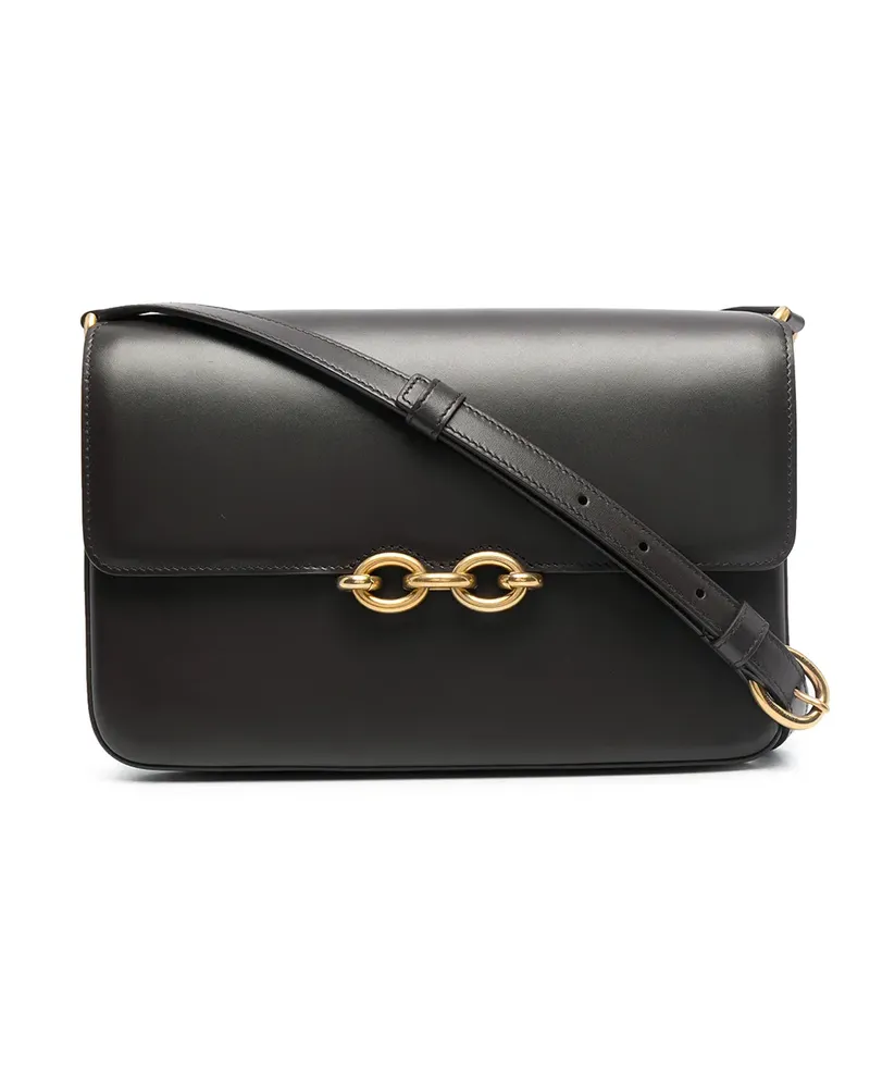 Saint Laurent Satteltasche aus Leder - Braun Braun