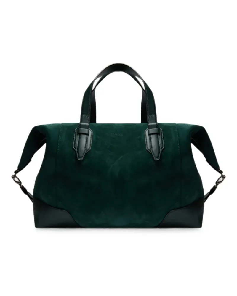 Lancel Charlie Reisetasche aus Wildleder - Grün Grün