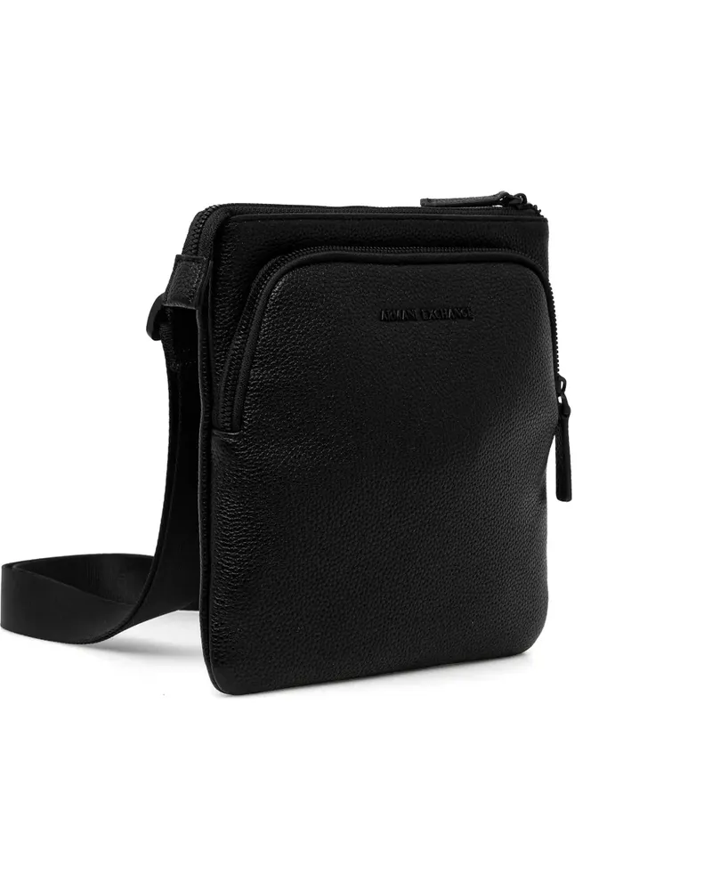 Armani Exchange zip textured belt bag - Schwarz Schwarz