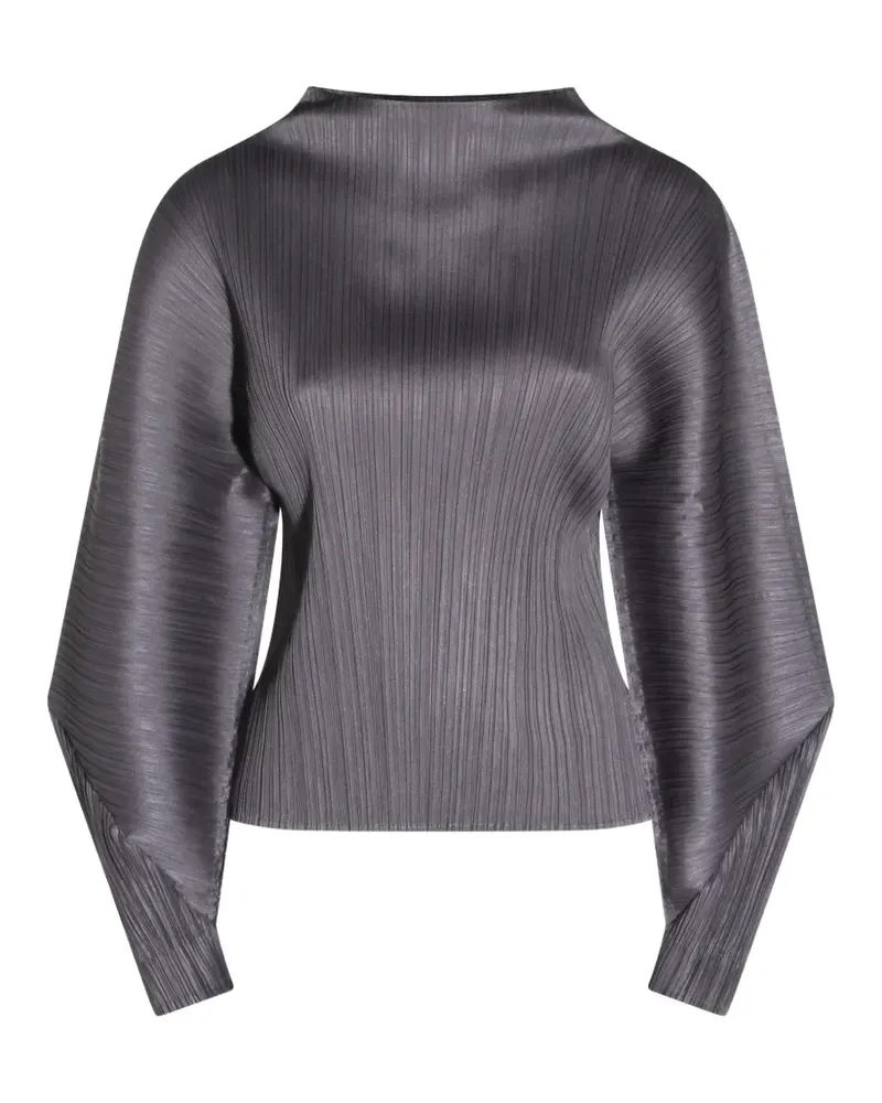 Issey Miyake Skyline Oberteil mit Falten - Grau Grau