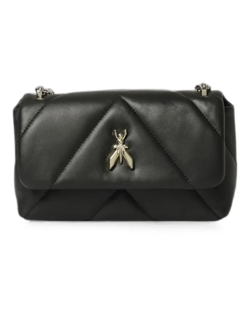 Patrizia Pepe Fly-plaque matelassé shoulder bag - Schwarz Schwarz