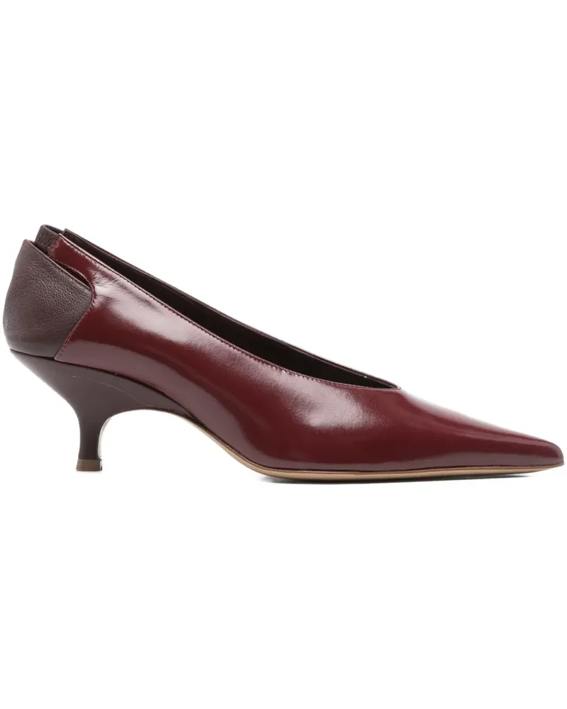 Gia Borghini Sloane Cut-Out-Pumps mit spitzer Kappe 50mm - Rot Rot