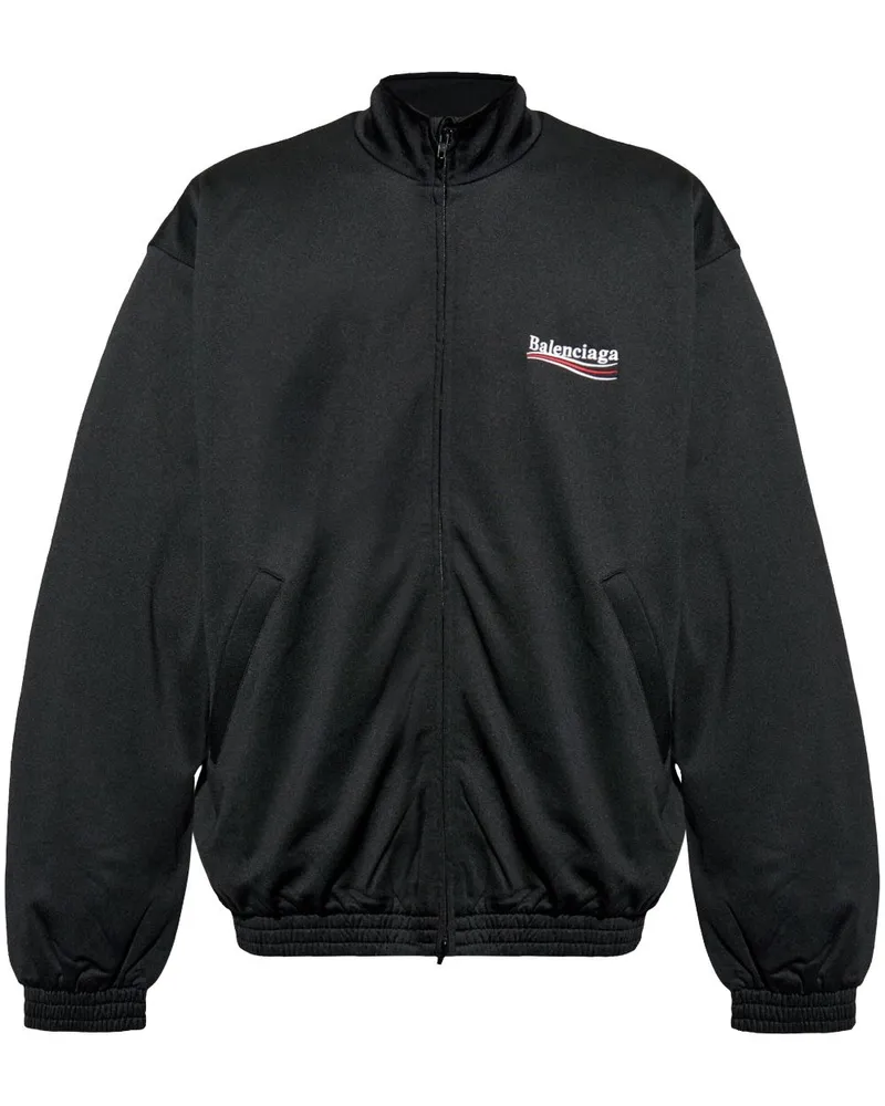Balenciaga Political Campaign Jacke - Schwarz Schwarz