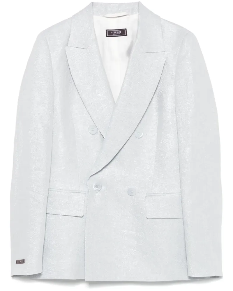 Peserico Doppelreihiger Blazer - Blau Blau