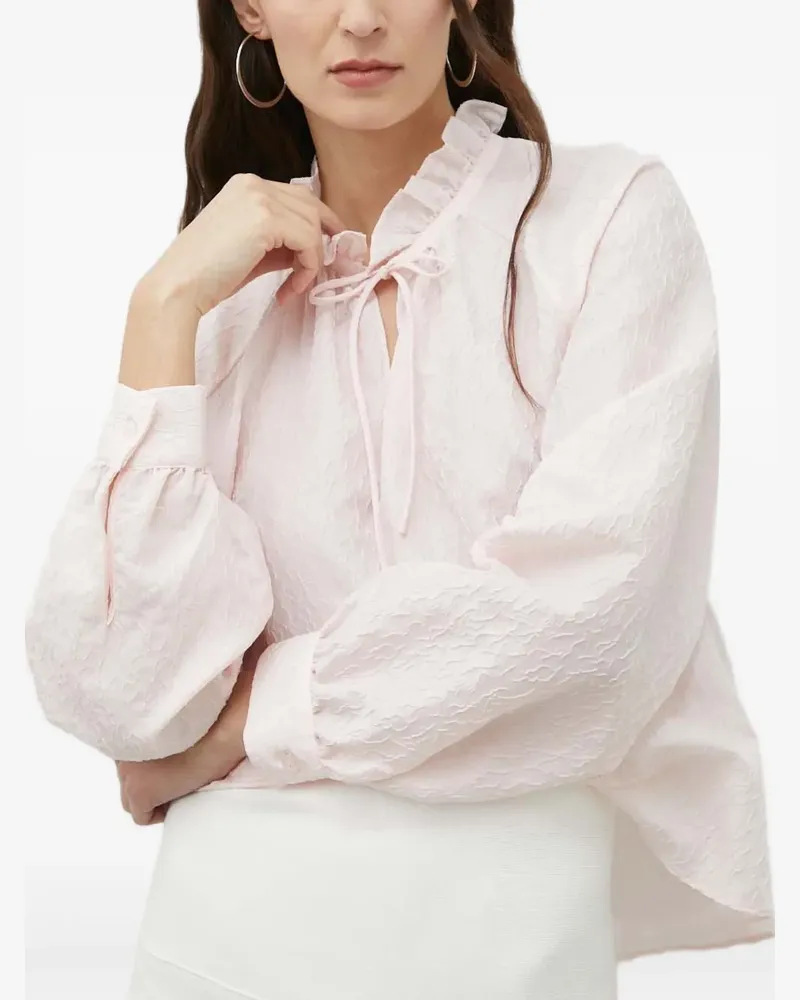 Samsøe & Samsøe Gerafftes Top - Rosa Rosa