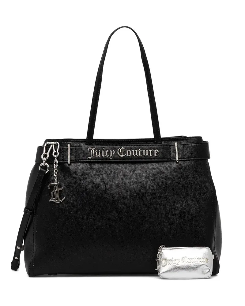 Juicy Couture Jasmine logo-charm satchel - Schwarz Schwarz
