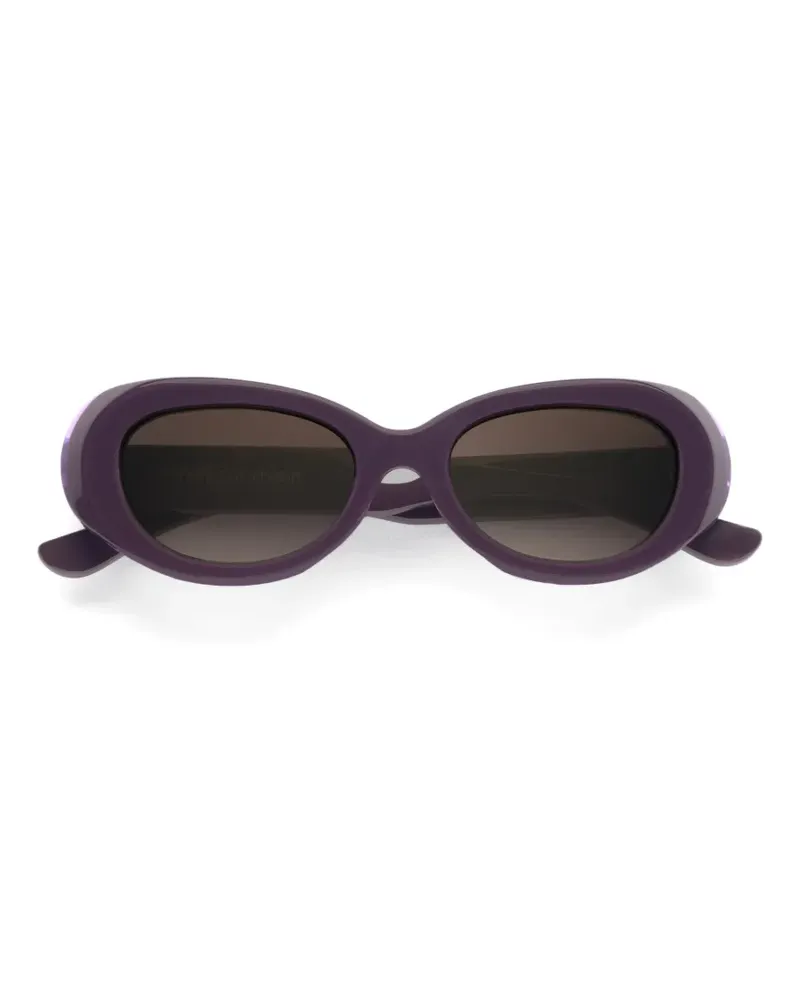 Emmanuelle Khanh Paris oval-frame sunglasses - Violett Violett