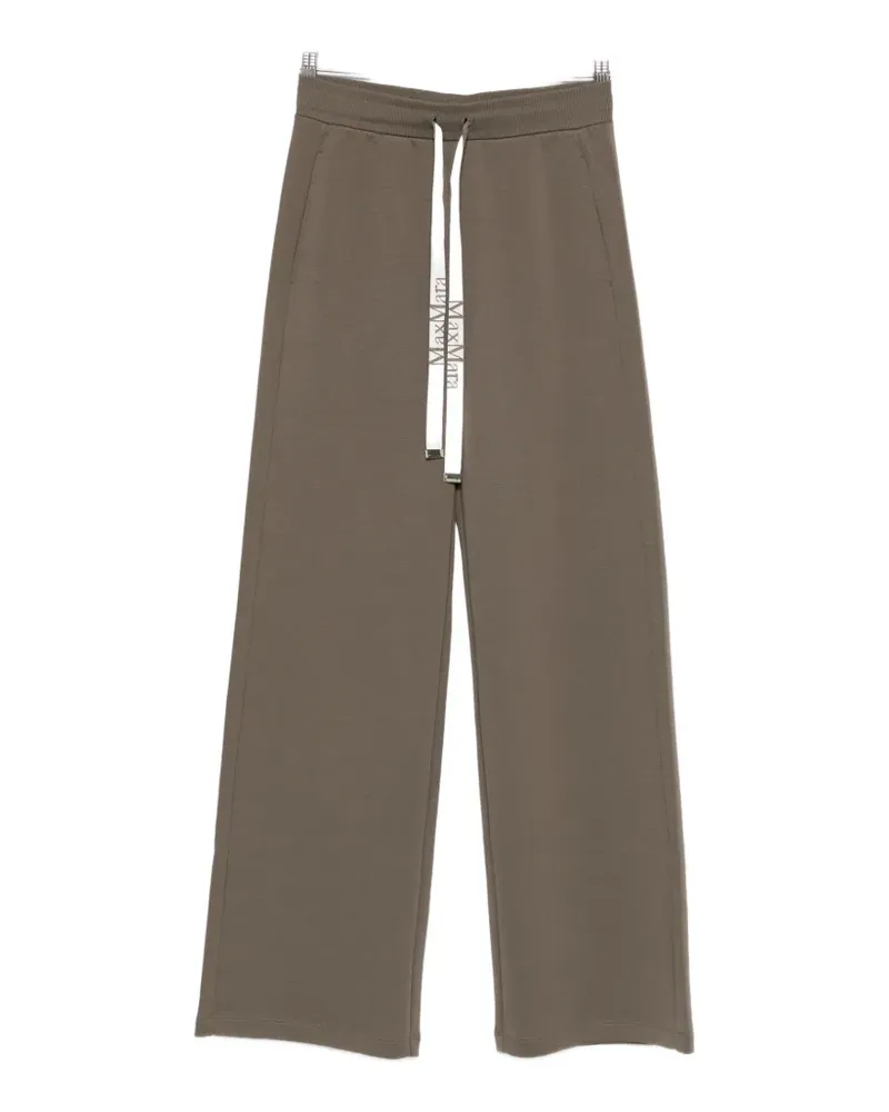 Max Mara Max Mara Smmbali drawstring-detail track pants - Grün Grün