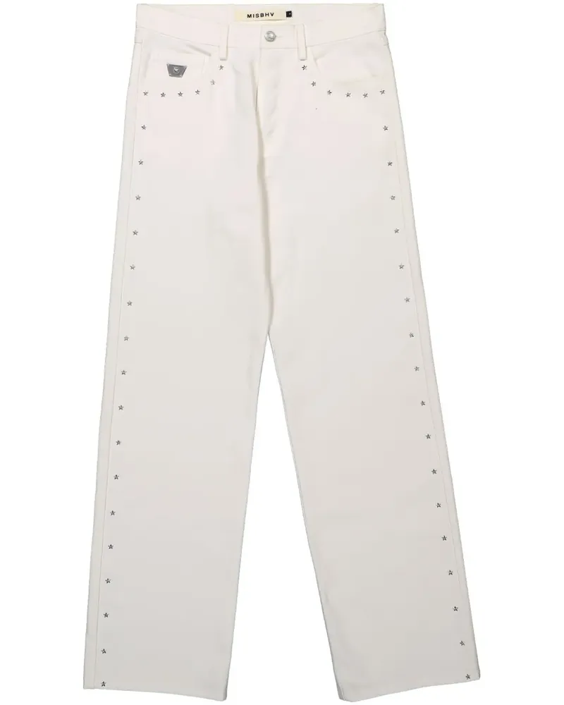 MISBHV Star Jeans - Weiß Weiß