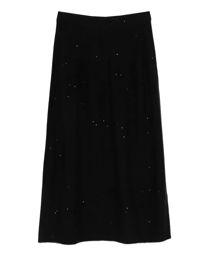 Antonelli Firenze Giunia sequinned maxi skirt - Schwarz Schwarz