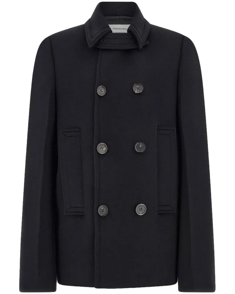 Ferragamo Klassische Cabanjacke - Schwarz Schwarz