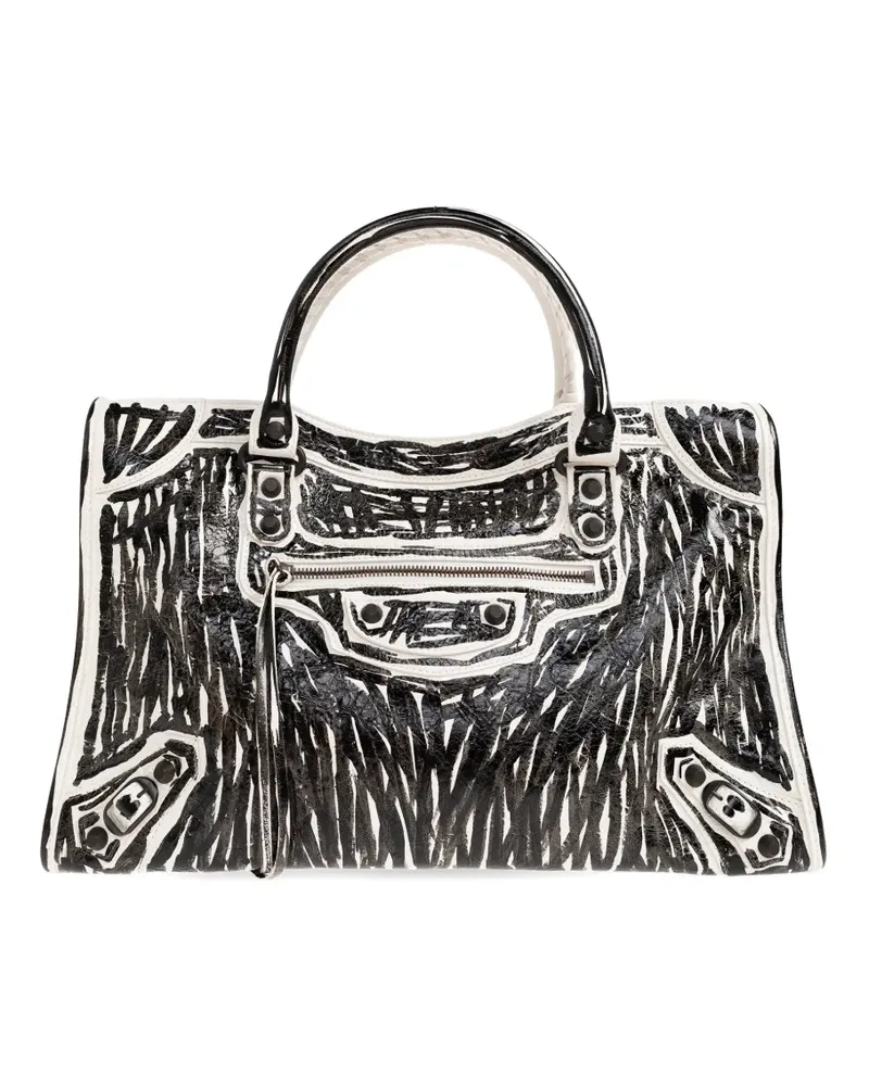 Balenciaga medium Le City tote bag - Schwarz Schwarz