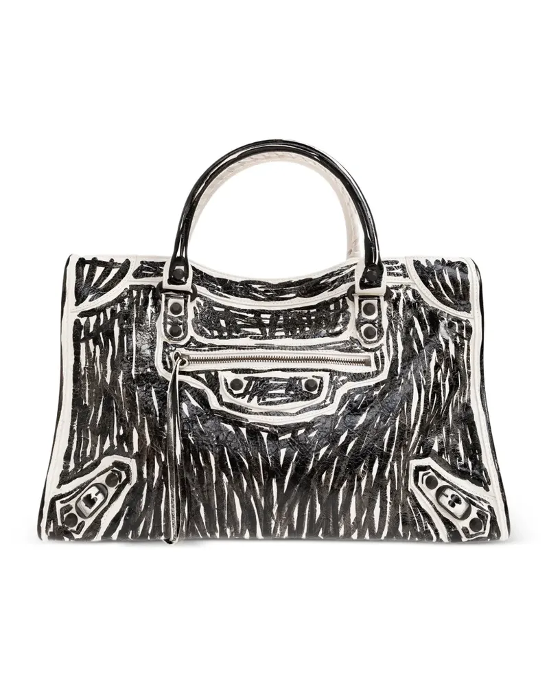 Balenciaga medium Le City tote bag - Schwarz Schwarz